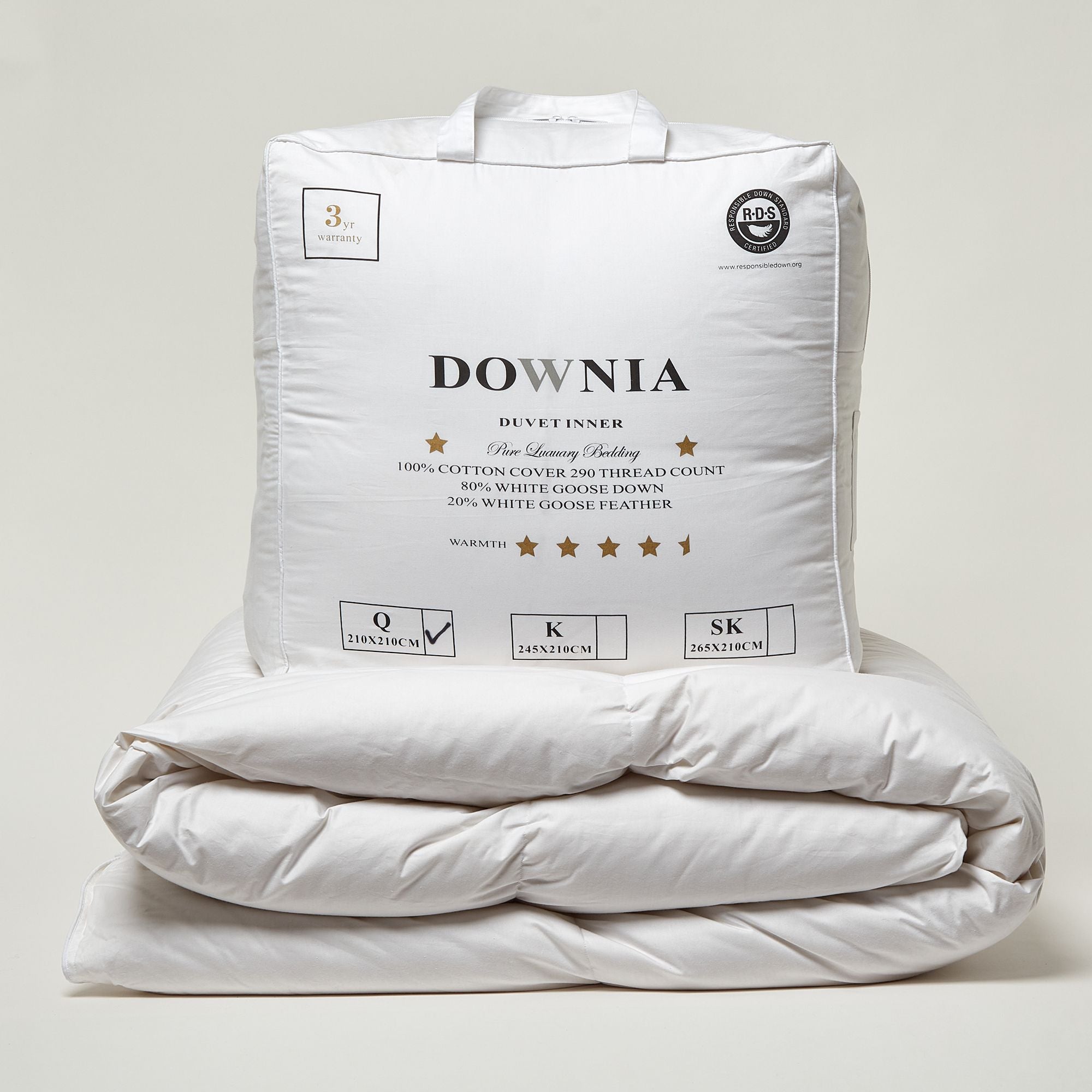 Queen Goose Down Duvet Inners 9421034422421