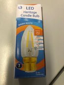 1.9w BC Candle LED Warm White