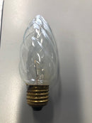 Incandescent Candle Lamp 40 Watt Es base Clear Twist 47mm