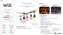 Wiz LED String Lights