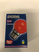Coloured BC LED 0.5w Ping Ball Red