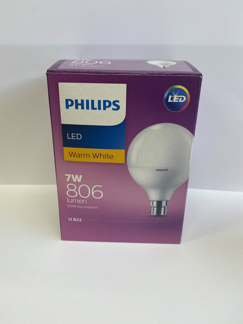 G95 Lamp Led BC Base Opal Philips 7w