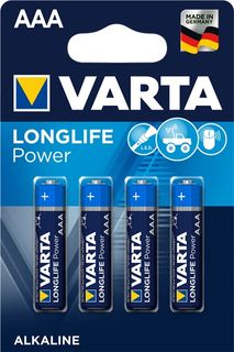 Battery Varta AAA 4 Pack Alkaline